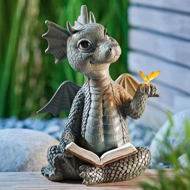 Exquisite little dragon statue cute ornaments home decoration
