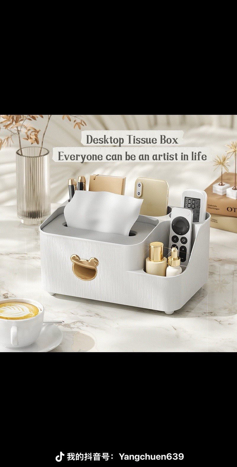 Paper box living room plastic creative tissue box desktop storage box