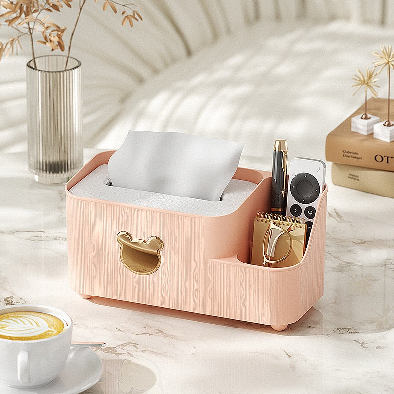Paper box living room plastic creative tissue box desktop storage box