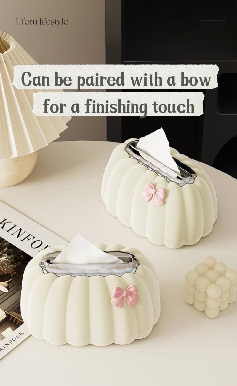 Pumpkin Spring Tissue Box