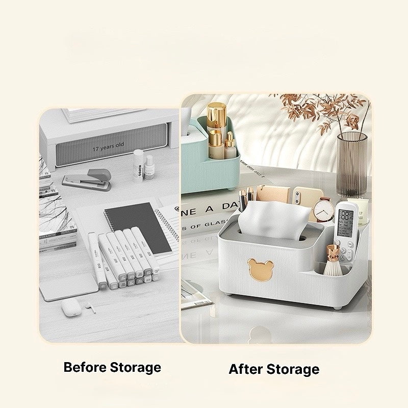 Paper box living room plastic creative tissue box desktop storage box