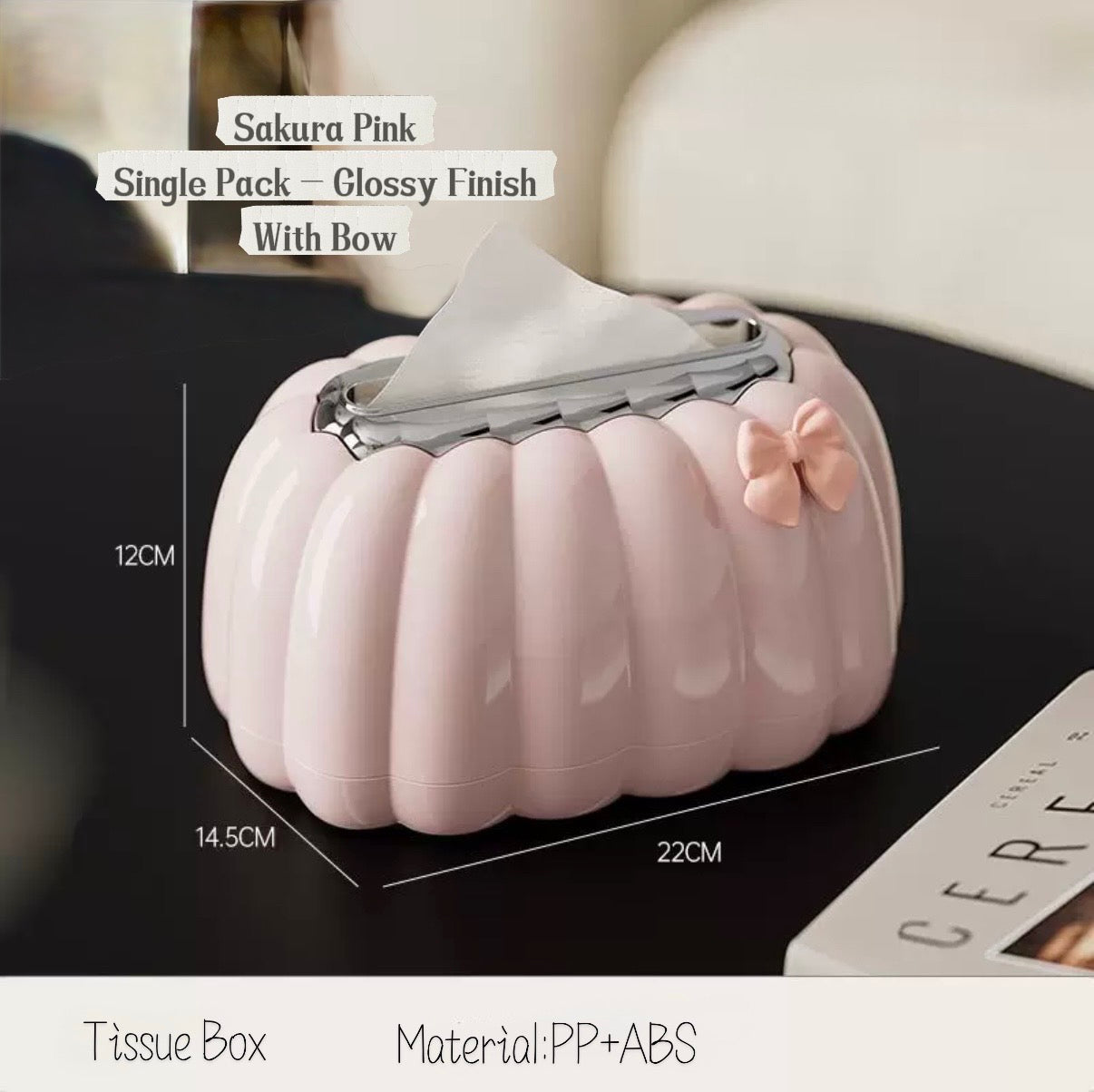 Pumpkin Spring Tissue Box