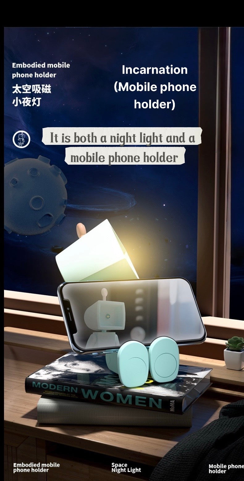 Astronaut magnetic night light LED
