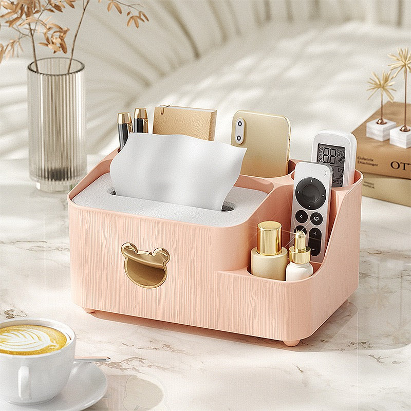 Paper box living room plastic creative tissue box desktop storage box