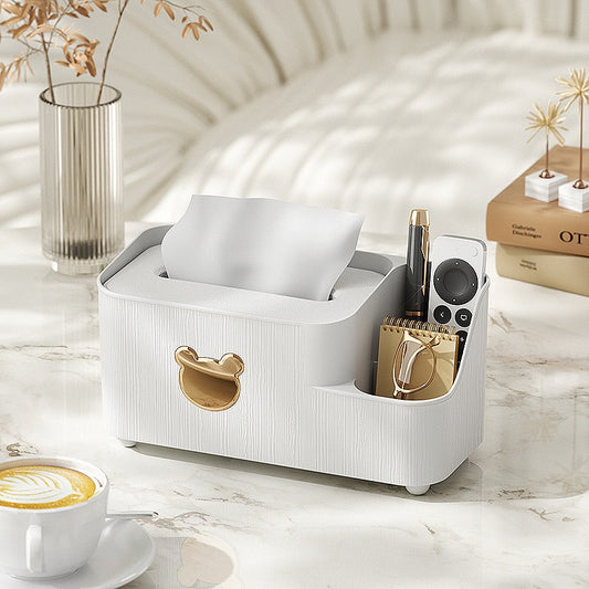 Paper box living room plastic creative tissue box desktop storage box