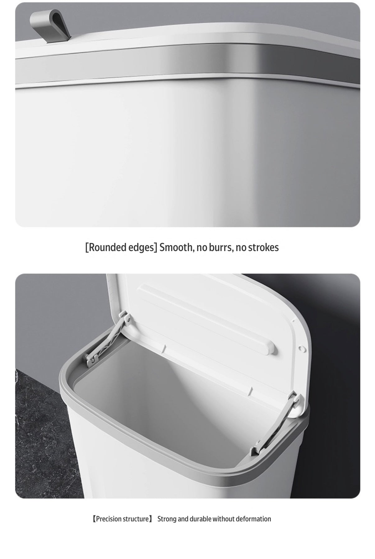 Wall Mounted Hanging Kitchen Trash Can – No Drilling, Space-Saving, Odor-Sealed