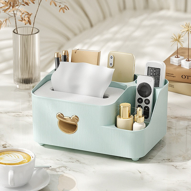 Paper box living room plastic creative tissue box desktop storage box